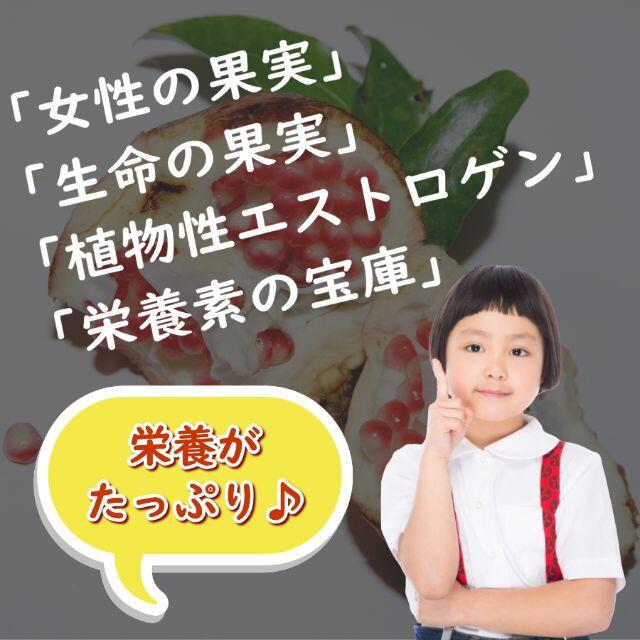 ザクロ　柘榴　ドライフルーツ　妊活　薄毛 食品/飲料/酒の健康食品(その他)の商品写真