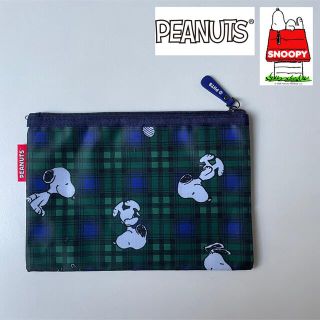 ピーナッツ(PEANUTS)のピーナッツ【PEANUTS】スヌーピー SNOOPY ブラックウォッチ　ポーチ(ポーチ)