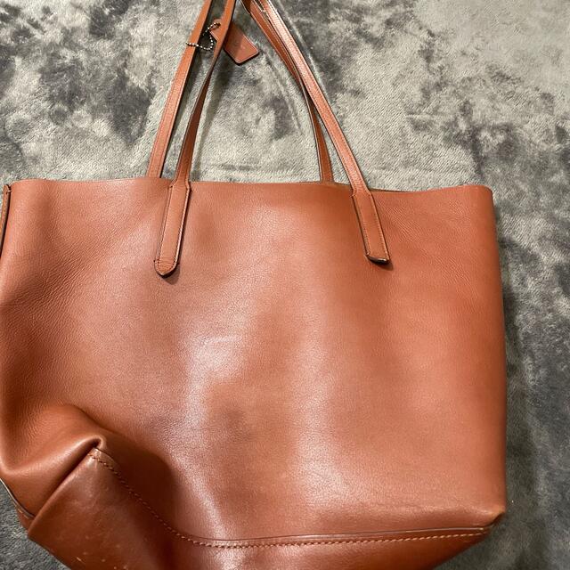 未使用級✨COACH ハドソン 大容量 トートバッグ ブラウン レザー