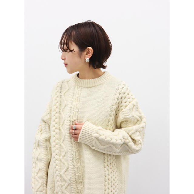 セール！美品♡IENA【unfil/ アンフィル】CABLE ニット