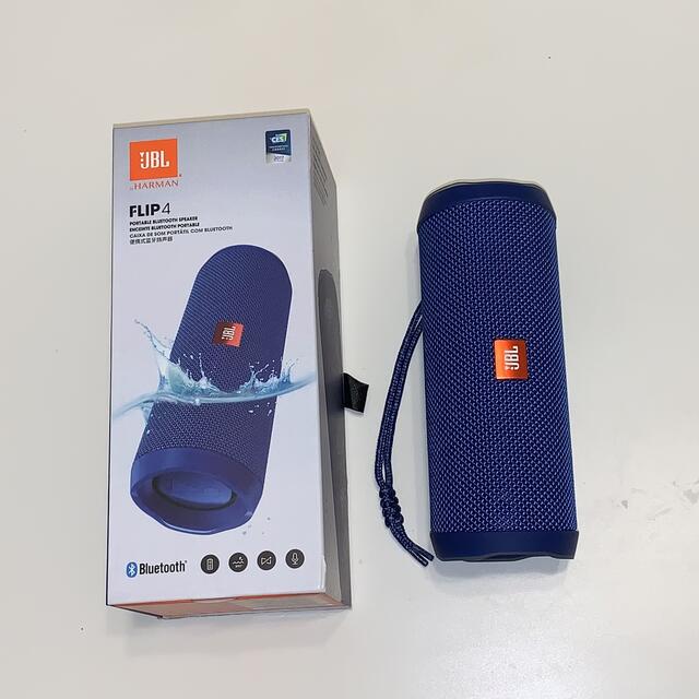 JBL FLIP4 BLUE Bluetoothスピーカー防水の通販 by りんごまる's shop