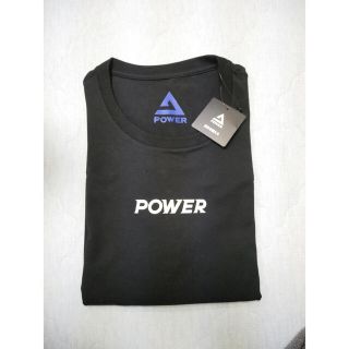 【kt様専用】POWERTシャツ　ブラック　サイズ2(Tシャツ/カットソー(半袖/袖なし))