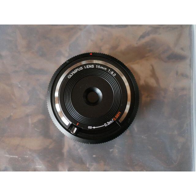 OLYMPUS(オリンパス)のオリンパス BCL-1580 [ボディーキャップレンズ 15mm/F8 スマホ/家電/カメラのカメラ(レンズ(単焦点))の商品写真