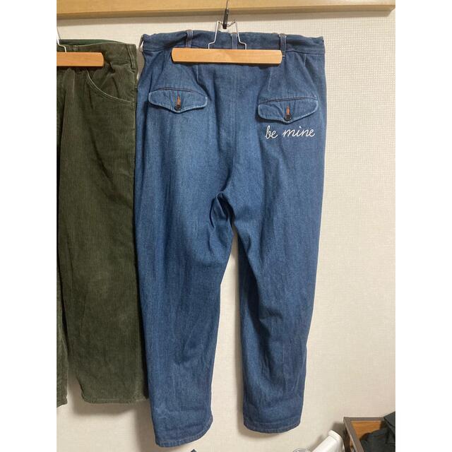 Yotsuba wide denim pants 3