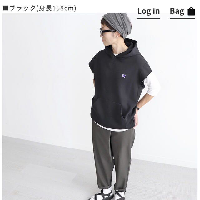 Needles(ニードルス)のNeedles (ニードルズ)　C.O.S　Hoody スリーブレスフーディ メンズのトップス(パーカー)の商品写真