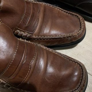 コールハーン(Cole Haan)のコールハーン ドライビングシューズ ブラウン 8.5(スリッポン/モカシン)