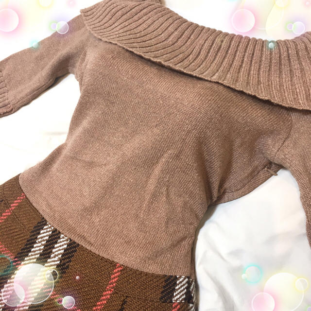 BURBERRY - バーバリー♡ニットドッキングワンピース ブルーレーベルの