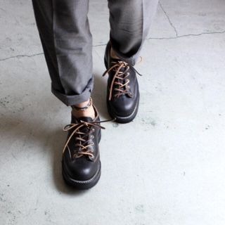 レッドウィング(REDWING)のVIBERG LACE TOE OXFORD 8(27cm)黒　美品(ブーツ)