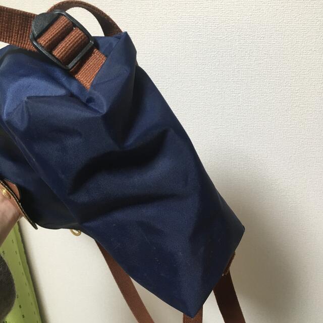 LONGCHAMP(ロンシャン)のロンシャン　リュック　ネイビー レディースのバッグ(リュック/バックパック)の商品写真