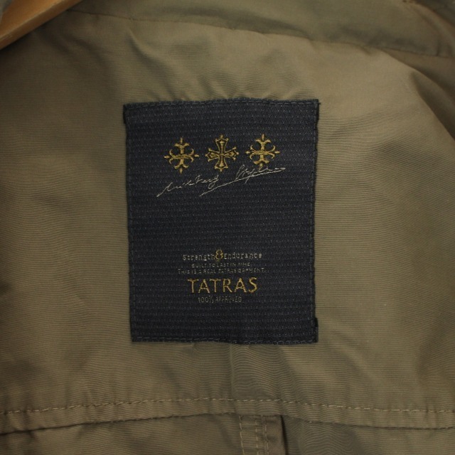 TATRAS(タトラス)のタトラス SICILIA マウンテンパーカー ミリタリージャケット L カーキ メンズのジャケット/アウター(マウンテンパーカー)の商品写真