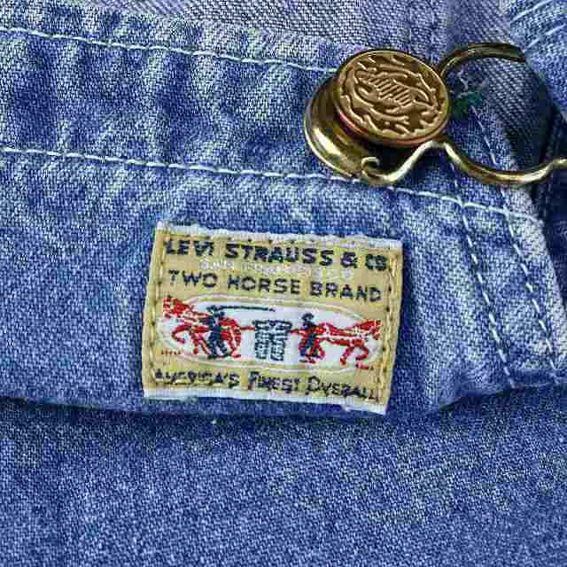Levi's(リーバイス)のリーバイス 90’S ヴィンテージ オールインワン オーバーオール デニム 青 メンズのパンツ(サロペット/オーバーオール)の商品写真