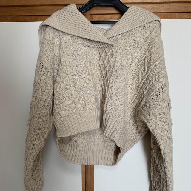 セーラーカラーmixポンポンニット - bilisko.com.br