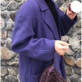 アメリヴィンテージ(Ameri VINTAGE)のvintage purple coat🍇(チェスターコート)