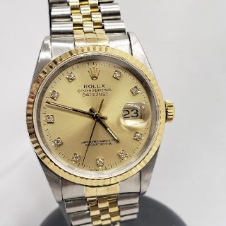 ROLEX - ロレックス デイトジャスト 16233G X番 10Pダイヤの通販 by ...