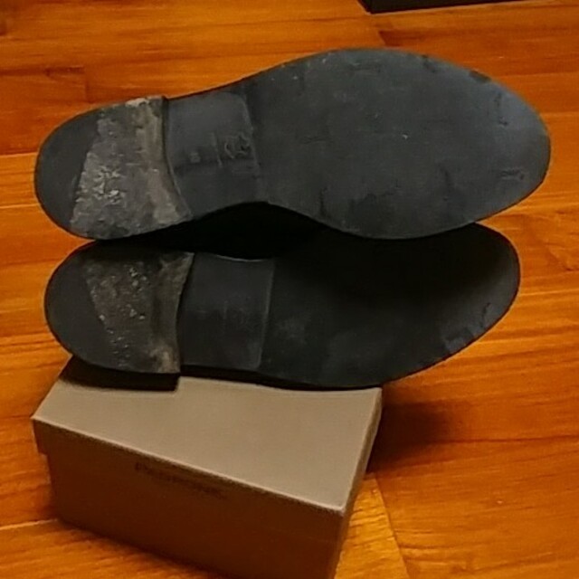 PADRONE(パドローネ)の[最終値下げ]パドローネ　バックジップヌバックレザー　ブーツ　４２ メンズの靴/シューズ(ブーツ)の商品写真