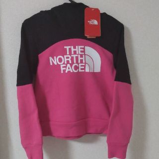 ザノースフェイス(THE NORTH FACE)の未使用 ノースフェイス キッズ ロゴ プルオーバー トレーナー パーカー 140(Tシャツ/カットソー)