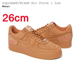 Supreme Nike Air Force 1 Low Wheat 26.0㎝