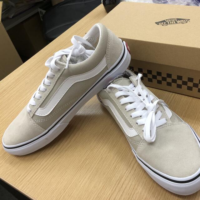 新品 27 VANS オールドスクール ベージュ