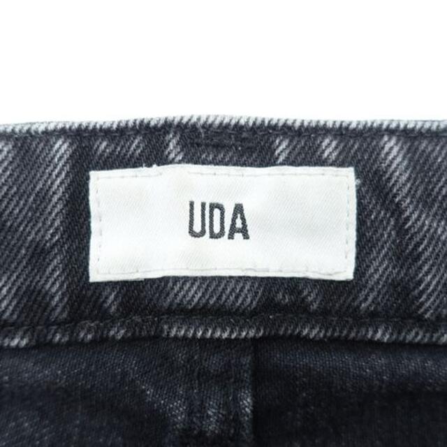 UDA 21ss SIDE TUCK DENIM BLACK 6