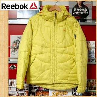 リーボック(Reebok)のReebok リーボック 中綿ジャケット イエロー 美品 ジャパン正規品 ダウン(ダウンジャケット)