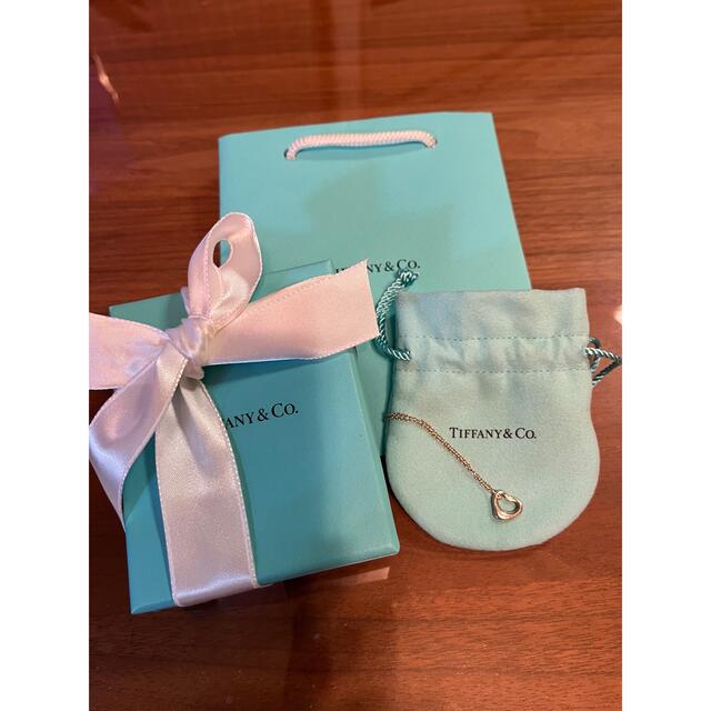 Tiffany オープンハート ネックレス