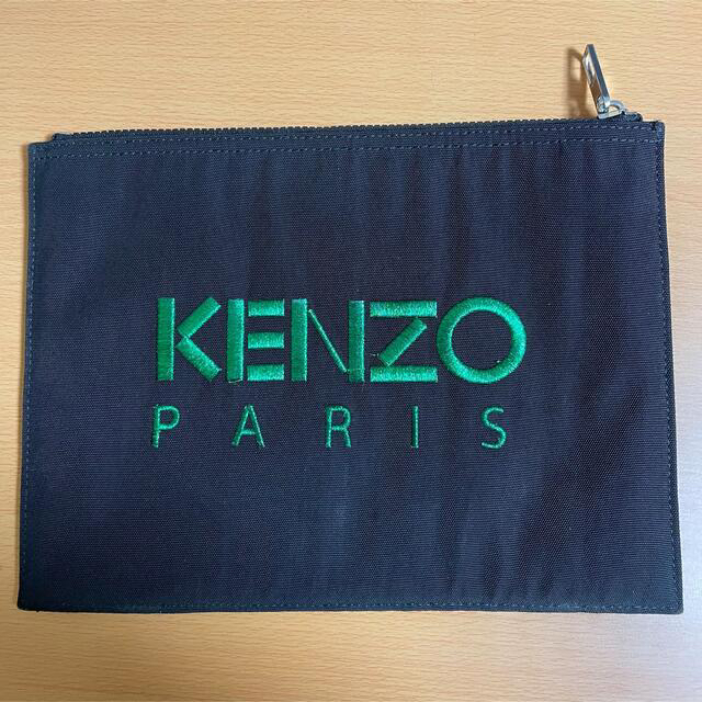 KENZO(ケンゾー)の［新品同様］KENZO Paris タイガーロゴ刺繍 クラッチバッグ ケンゾー メンズのバッグ(セカンドバッグ/クラッチバッグ)の商品写真