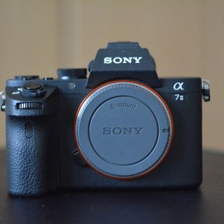 ソニー(SONY)の【美品】SONY ILCE−7M2 (SONY α7ii)   レンズ付き(ミラーレス一眼)