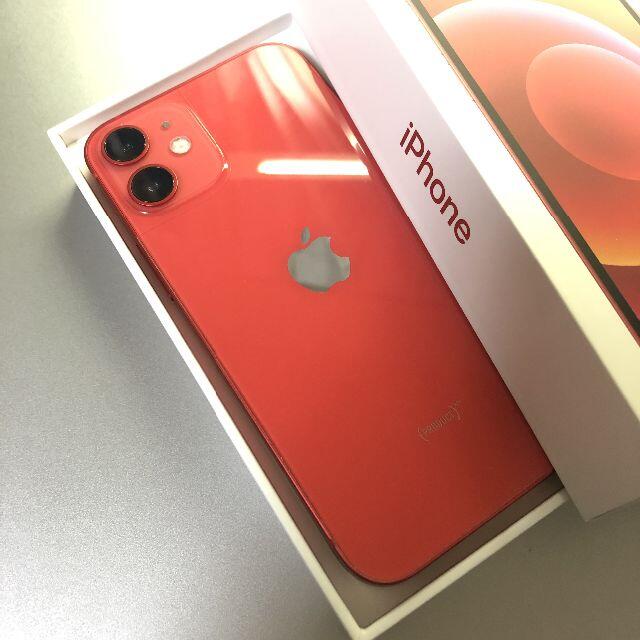 iPhone 12 mini docomo 64GB Red SIMフリースマートフォン/携帯電話