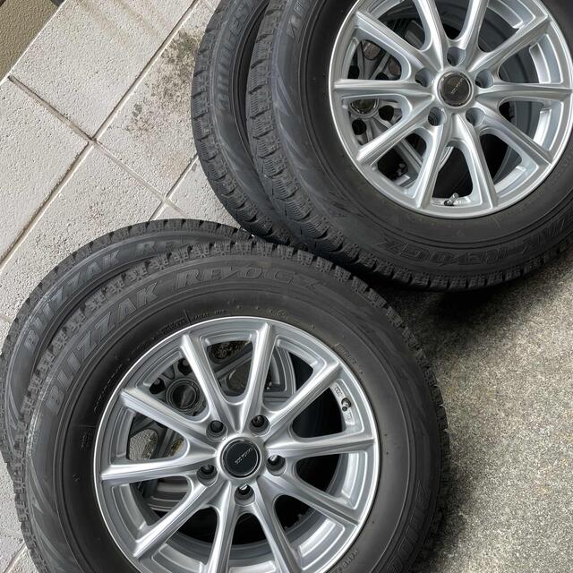 2016年製7分山ブリヂストンスタッドレス REVO GZ 215/65R16