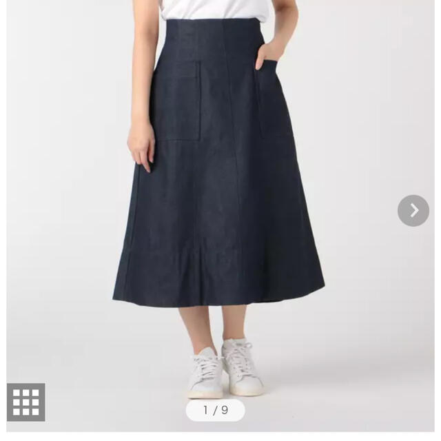 2 HYKE DOESKIN MIDI SKIRT ベージュ ドスキン スカート 2 HYKE DOESKIN MIDI SKIRT ベージュ ドスキン スカート