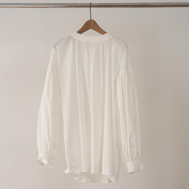 【傷・汚れ×】i_am gather volume blouse ホワイトトップス