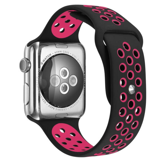 Apple Watch7 交換用バンド ３本+ケース2個セット メンズの時計(ラバーベルト)の商品写真