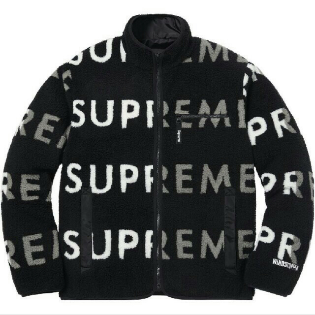 Supreme Reversible Logo Fleece Jacketブルゾン