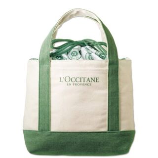 ロクシタン(L'OCCITANE)のロクシタン ロゴ巾着つきトートバッグ(トートバッグ)