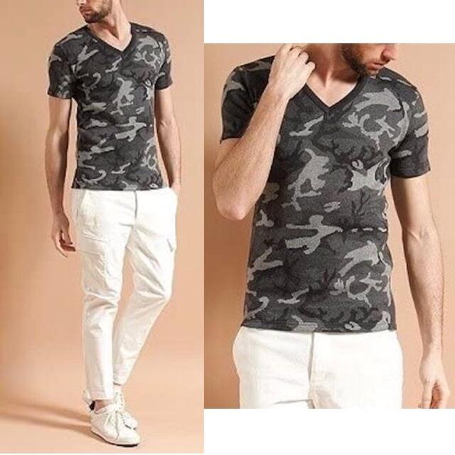 激安通販の 数回着3.5万 AKM wjkジュンハシモト1piu カモニットTシャツ - ジャケット/アウター 激安通販の 数回着3.5万 AKM wjkジュンハシモト1piu カモニットTシャツ - ジャケット/アウター