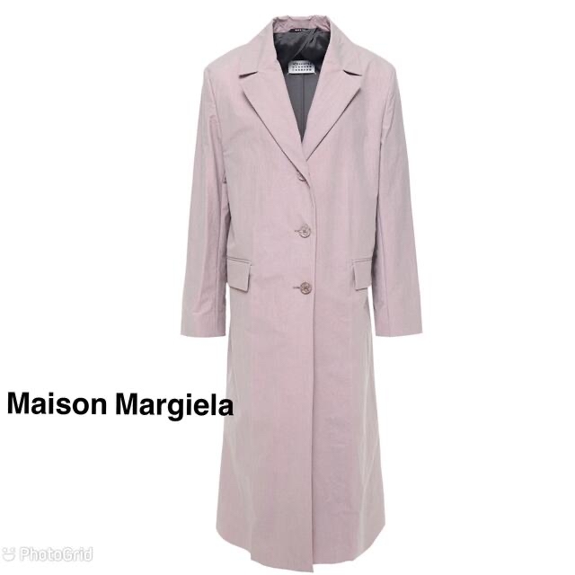 Maison Martin Margiela(マルタンマルジェラ)の値下げ　新品正規品　Maison Margiela コーティングトレンチコート レディースのジャケット/アウター(トレンチコート)の商品写真