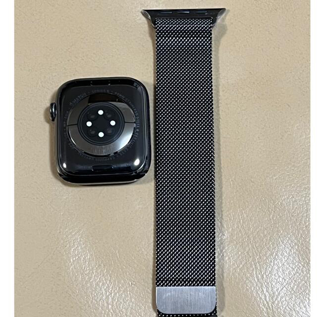 Apple Watch(アップルウォッチ)のアップル Apple Watch 6 44mm グラファイトステンレス  スマホ/家電/カメラのスマートフォン/携帯電話(その他)の商品写真