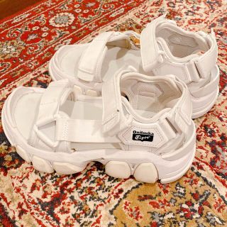 オニツカタイガー(Onitsuka Tiger)のオニツカタイガー　DENTIGRE STRAP WHITE 22cm(サンダル)