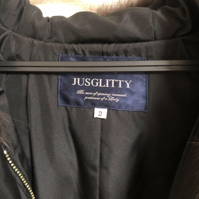 JUSGLITTY(ジャスグリッティー)のジャスグリッティー ☆ファー付きダウンコート レディースのジャケット/アウター(ダウンコート)の商品写真