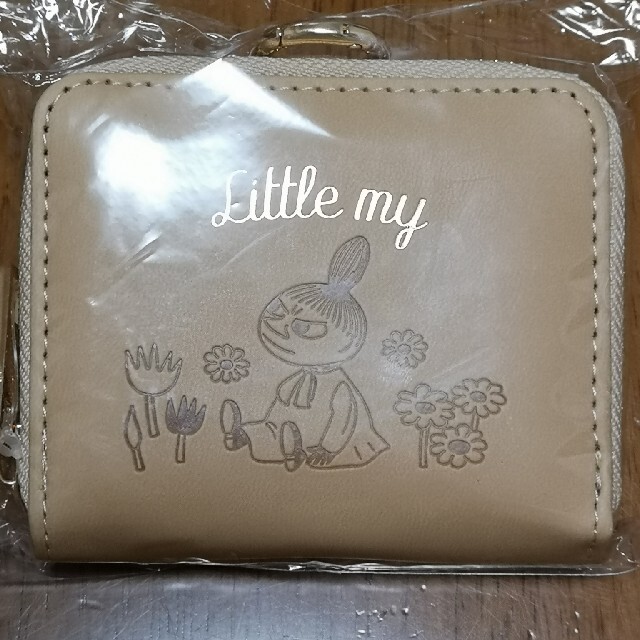 Little Me(リトルミー)のムーミン　リトルミィ　マルチケース　小物入れ　新品　ベージュ エンタメ/ホビーのおもちゃ/ぬいぐるみ(キャラクターグッズ)の商品写真