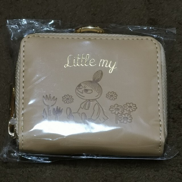 Little Me(リトルミー)のムーミン　リトルミィ　マルチケース　小物入れ　新品　ベージュ エンタメ/ホビーのおもちゃ/ぬいぐるみ(キャラクターグッズ)の商品写真