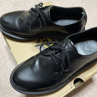 ドクターマーチン(Dr.Martens)のDr.Martens ドクターマーチン 3ホール 黒ステッチ(ローファー/革靴)