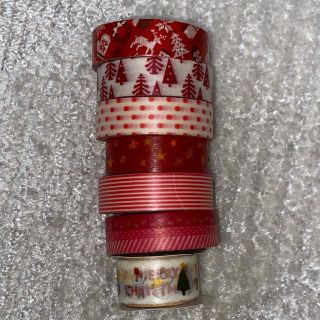 【クリスマスVer.】マスキングテープ　まとめ売り🎅(テープ/マスキングテープ)