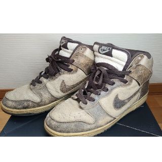 ナイキ(NIKE)のNIKE DUNK HIGH ダーティーパック ダンク 希少 27.5cm (スニーカー)