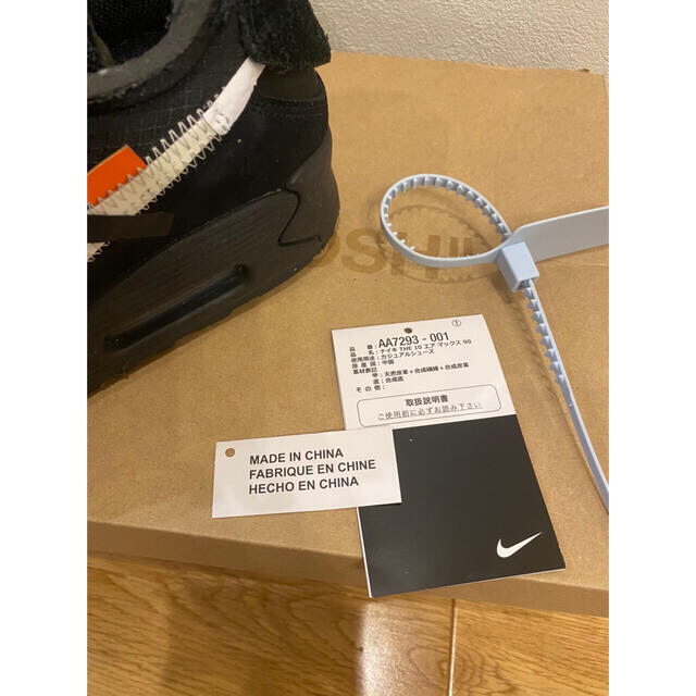 THE 10 : AIR MAX 90 × OFF-WHITE 27.5cm