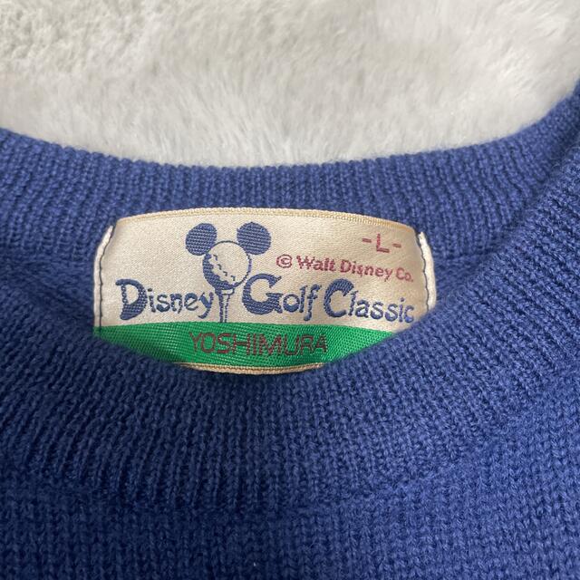 Disney 昭和レトロ ニット セーター ゴルフ ミッキー 90s