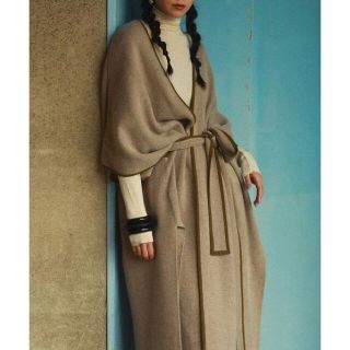 トゥデイフル(TODAYFUL)の着用2〜3回 クリーニング済★todayful Knit Gown(ガウンコート)