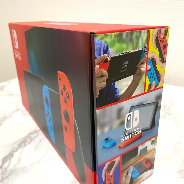 Nintendo Switch(ニンテンドースイッチ)の《新品》Nintendo Switch 本体 ネオン 【24時間以内発送】 エンタメ/ホビーのゲームソフト/ゲーム機本体(家庭用ゲーム機本体)の商品写真