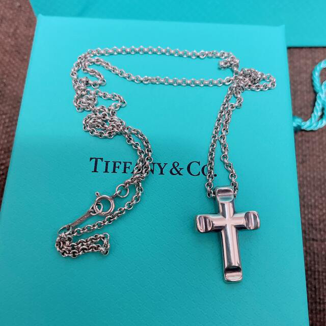 Tiffany & Co.(ティファニー)のTiffany ティファニー ネックレス クロスペンダント メンズのアクセサリー(ネックレス)の商品写真