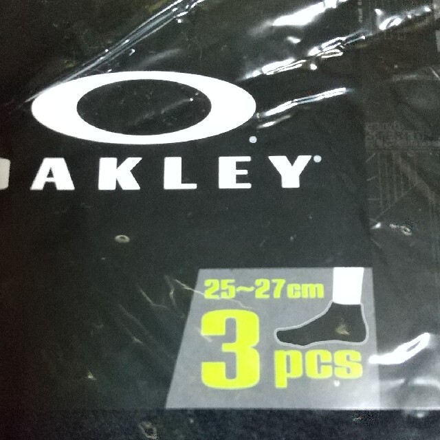 Oakley(オークリー)のOAKLEY 靴下 3足 メンズのレッグウェア(ソックス)の商品写真